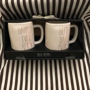 Rae Dunn Happily Ever After/Best Day Ever Mugs